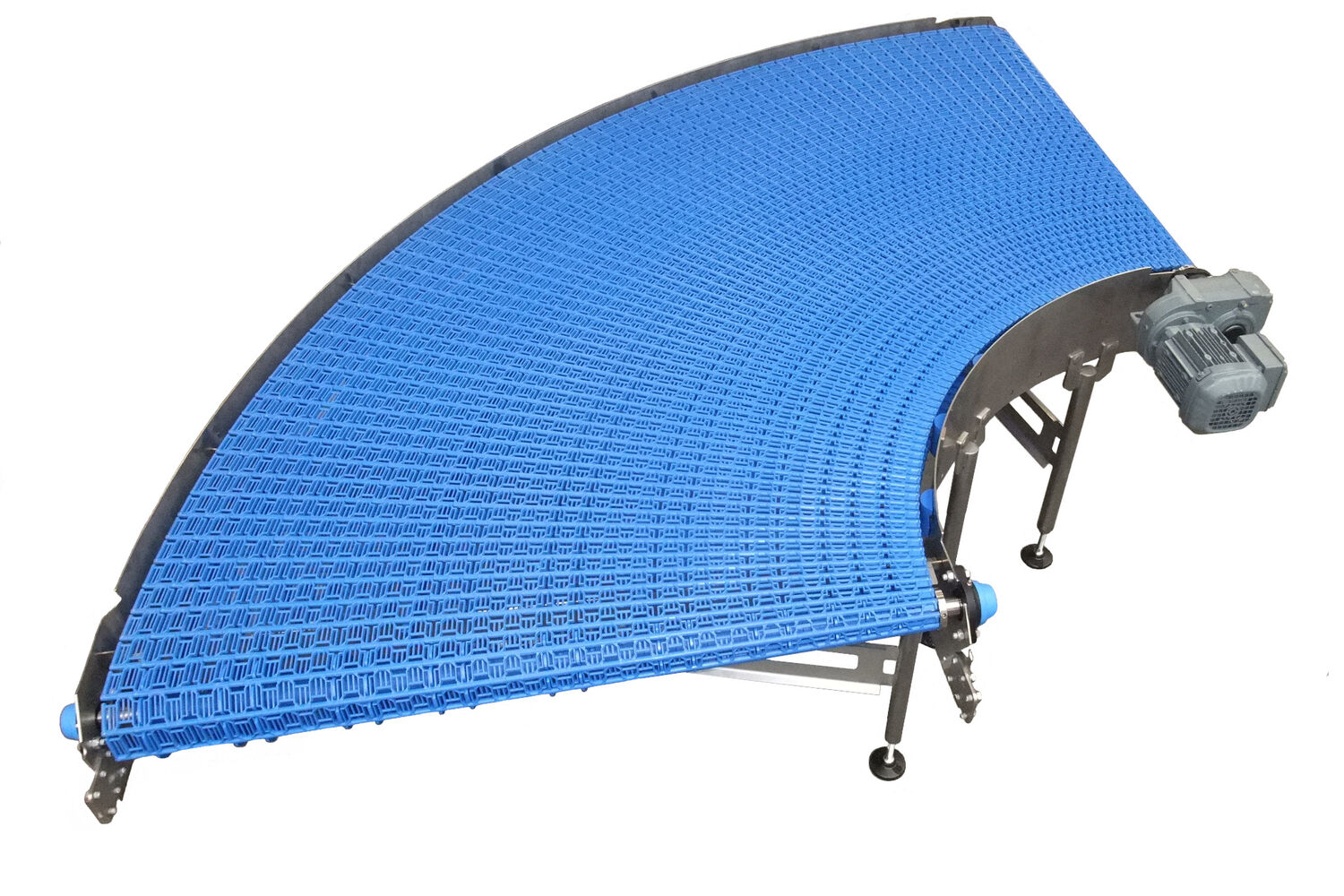 Multi-Way-Curved-Conveyor-hygenic design
